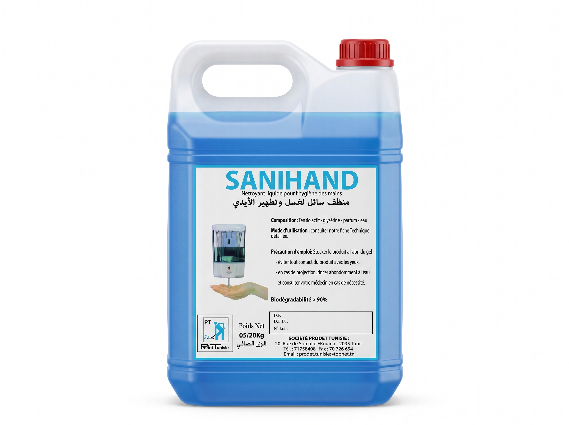 SANIHAND SAVON LIQUIDE BID 05KG