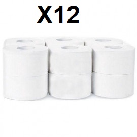 PAPIER HYG JUMBO T2 MAND70 SAC12P