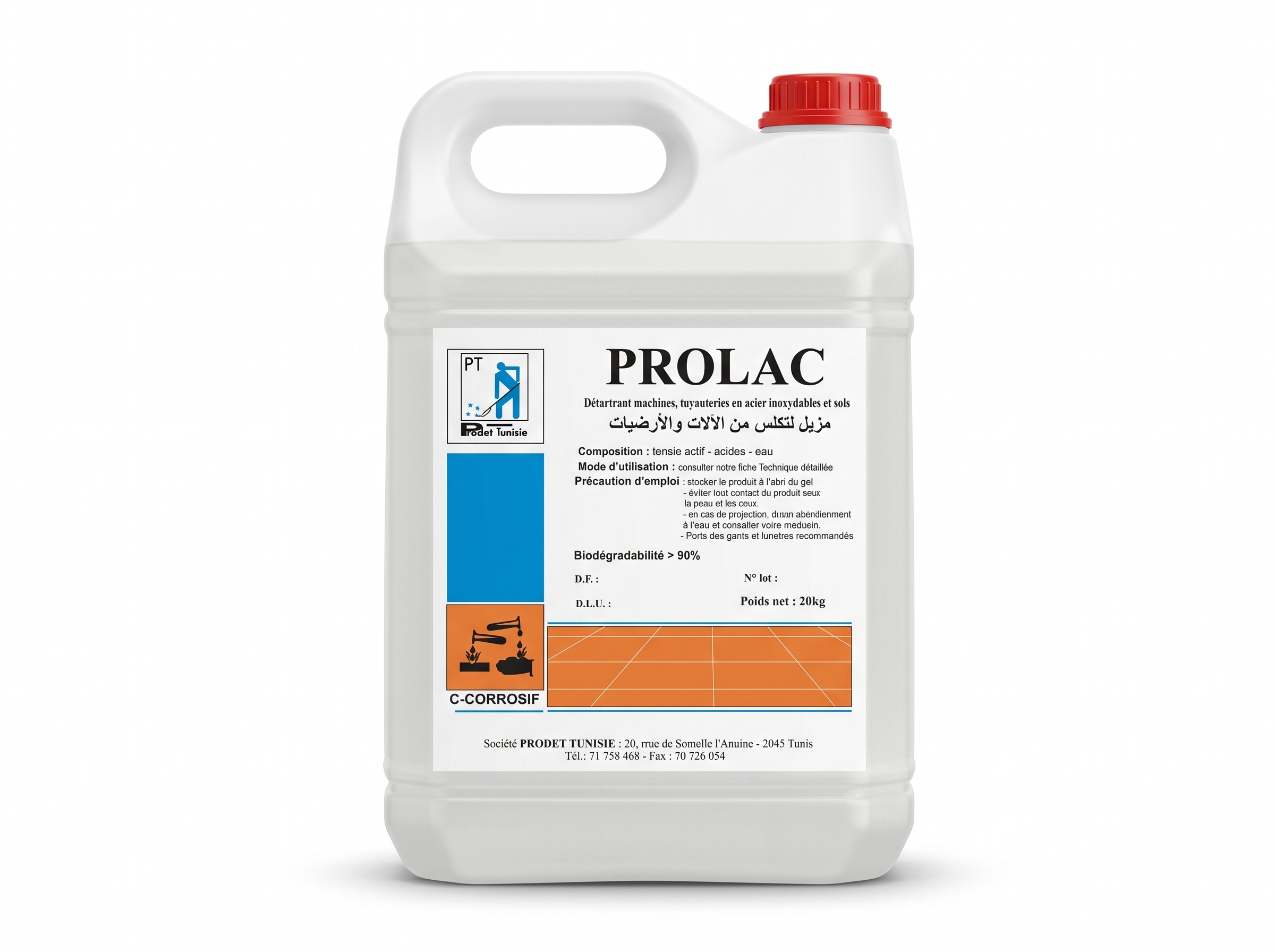 PROLAC DETARTRANT INOX BID 06KG