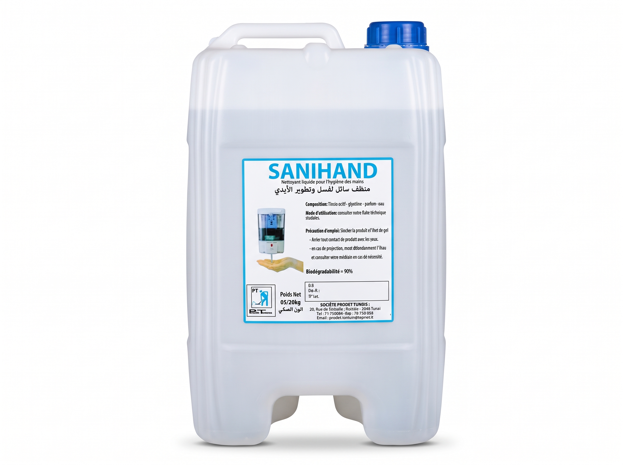 SANIHAND SAVON LIQUIDE BID 20KG