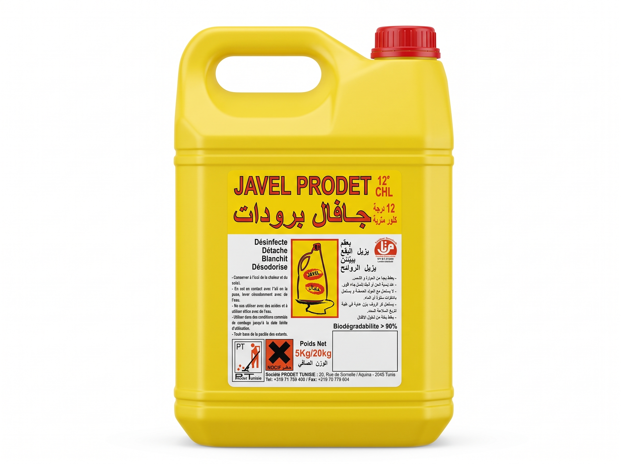 JAVEL PRODET BID 20KG